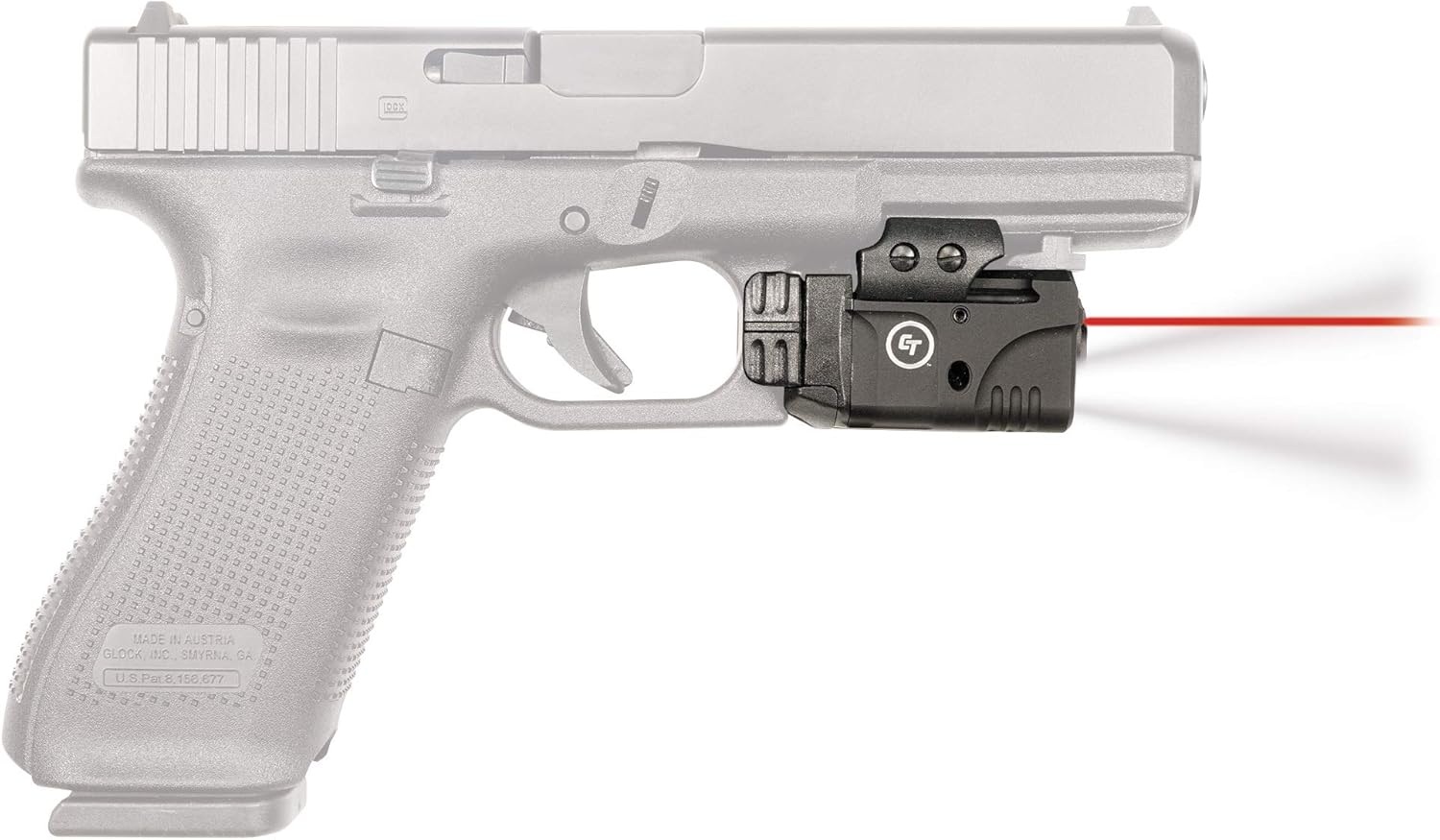 CRIMSON TRACE Rail Master Pro Universal Red Laser Sight and Tactical Light