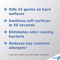 CloroxPro Clorox 4 in One Disinfectant & Sanitizer, Citrus, 14 Ounce Can