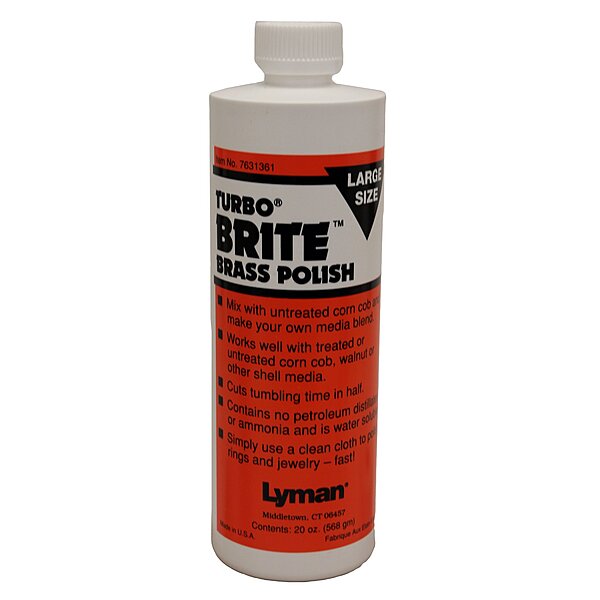 Lyman Reloading Turbo Brite Brass Polish (20-Ounce)