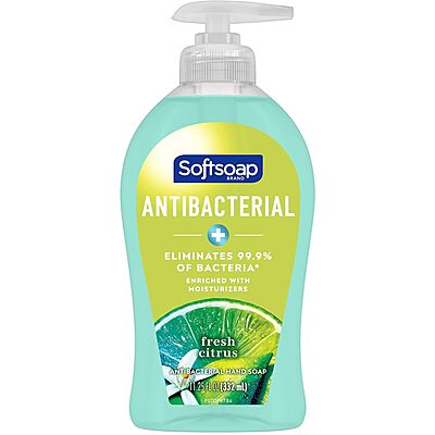 Softsoap Antibacterial Liquid Hand Soap Pump - 11.25 fl. oz. Bottle Citrus 1 Count (Pack of 1)