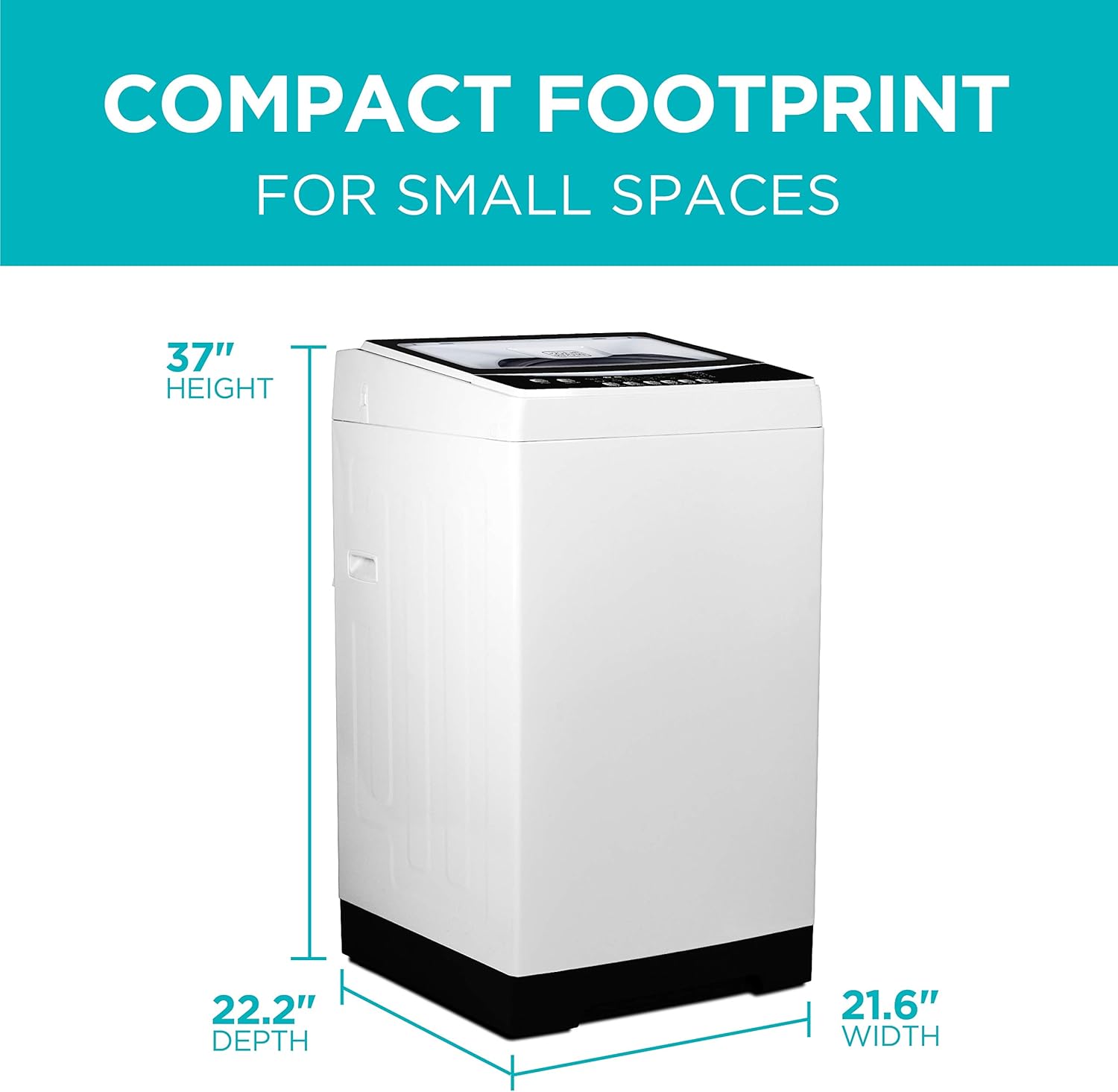 BLACK+DECKER Portable Washer, Top-Load with Stainless Steel Tub