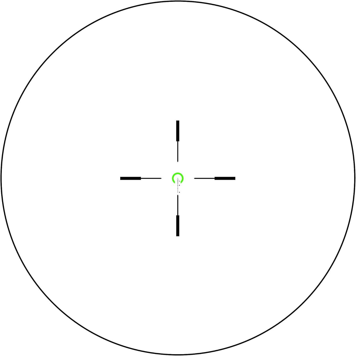 Trijicon VC16-C-1600042 Vcog 1-6x24mm Green Horseshoe Dot/Crosshair Riflescope