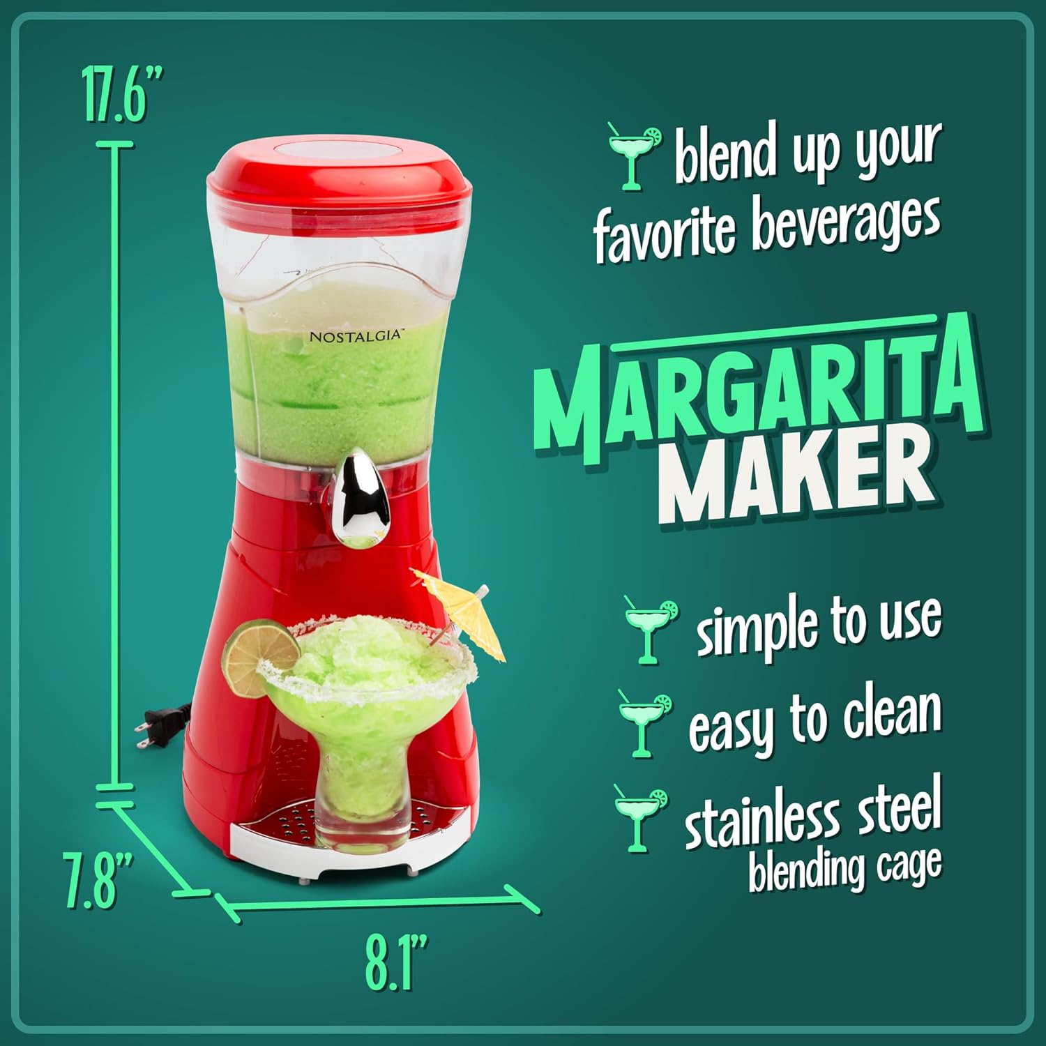 Nostalgia Taco Tuesday Margarita & Slush Maker
