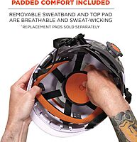 ERGODYNE Skullerz 8974 Class E Type 1 Safety Helmet