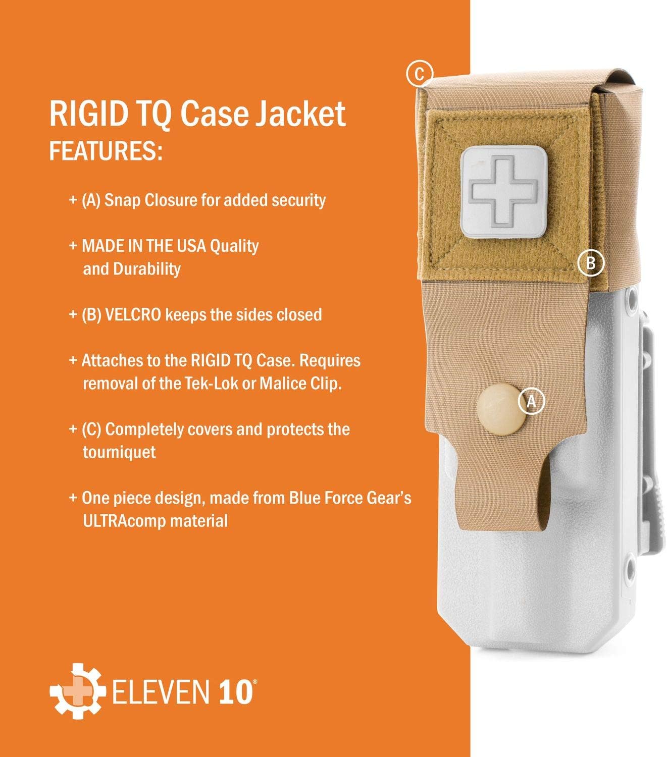 ELEVEN 10 RIGID TQ Case Jacket for C-A-T Tourniquet