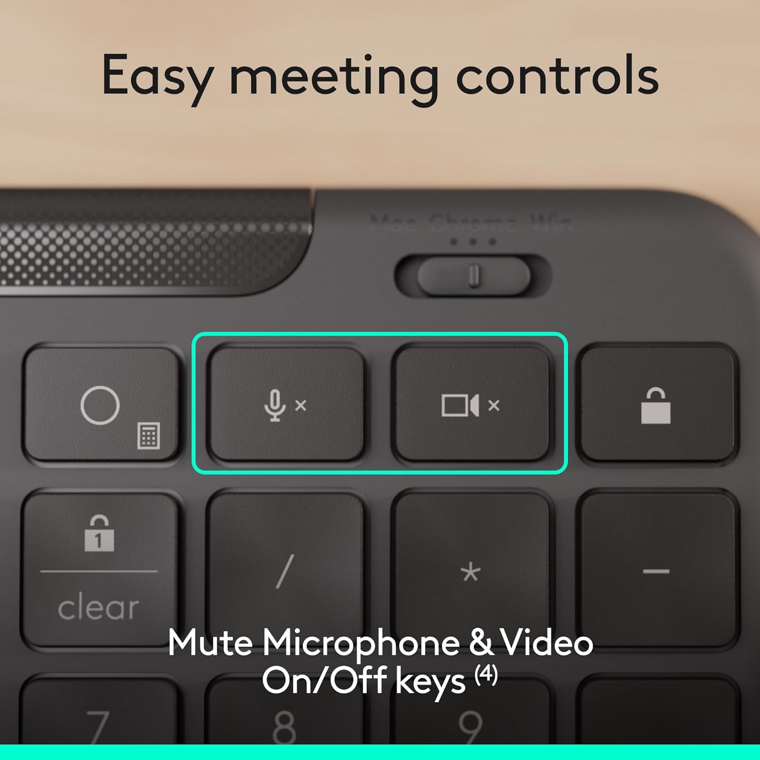 LOGITECH Signature Slim Wired for Business - Full-Size USB-C Keyboard