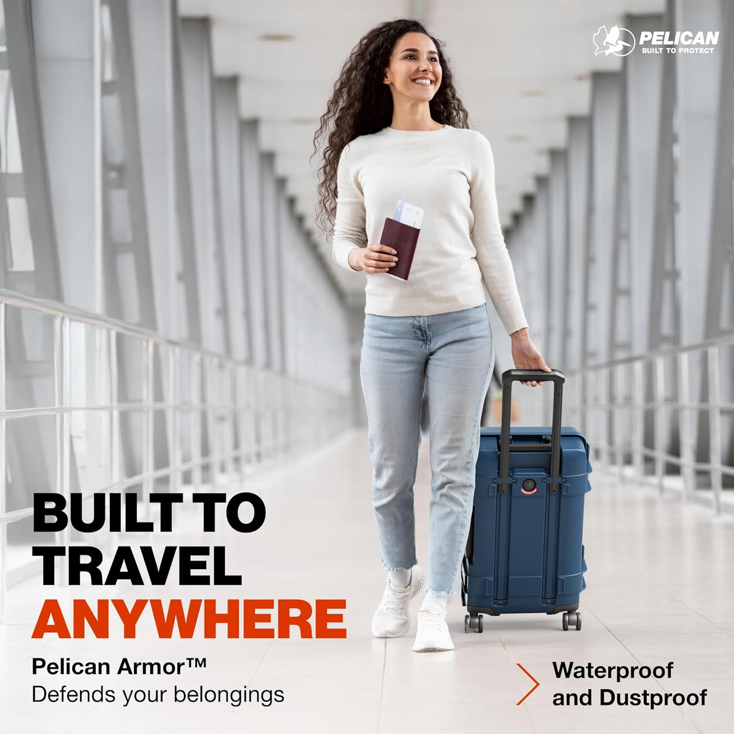 Pelican ATX Luggage - Hardside Carry On Luggage with Wheels - 22 Inch Carry On Bag