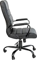 Flash Furniture Whitney Swivel LeatherSoft Desk Chair with Padded Seat and Armrests