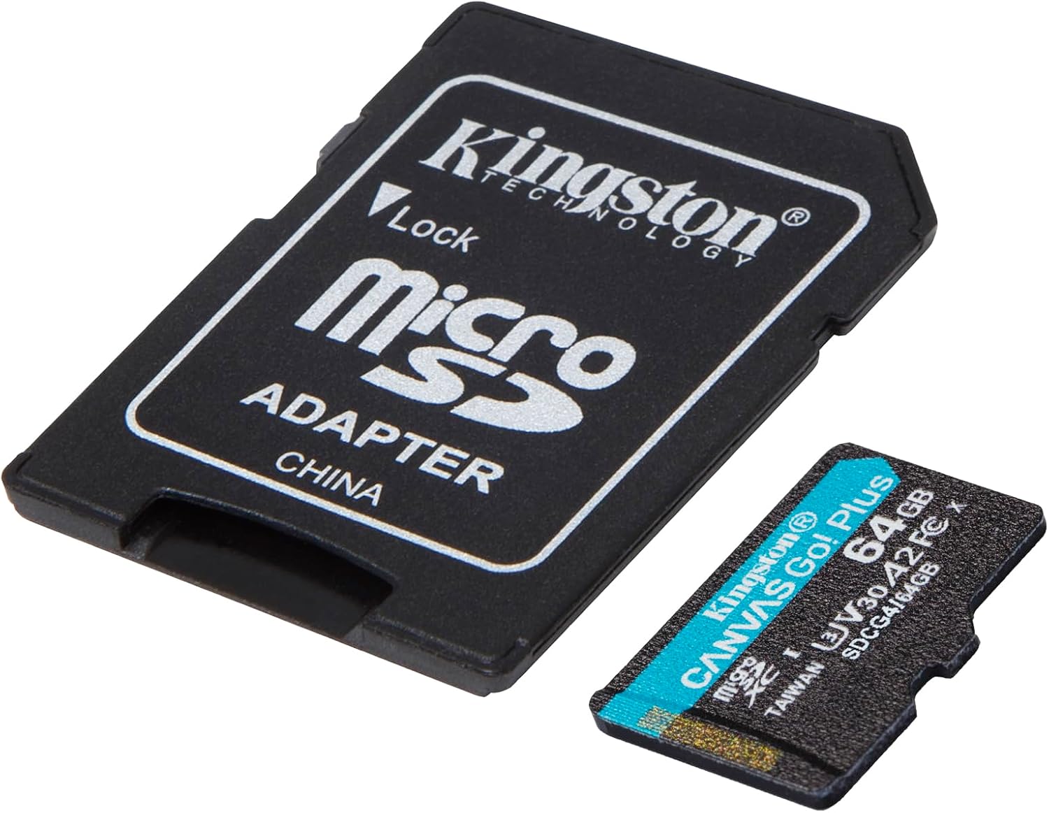 Kingston Canvas Go Plus microSDXC Card | UHS-I U3 V30 A2 | Up to 200MB/s