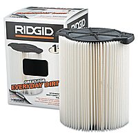 RIDGID VF4000 Standard Filter for Wet/Dry Vac 5 gallon and up