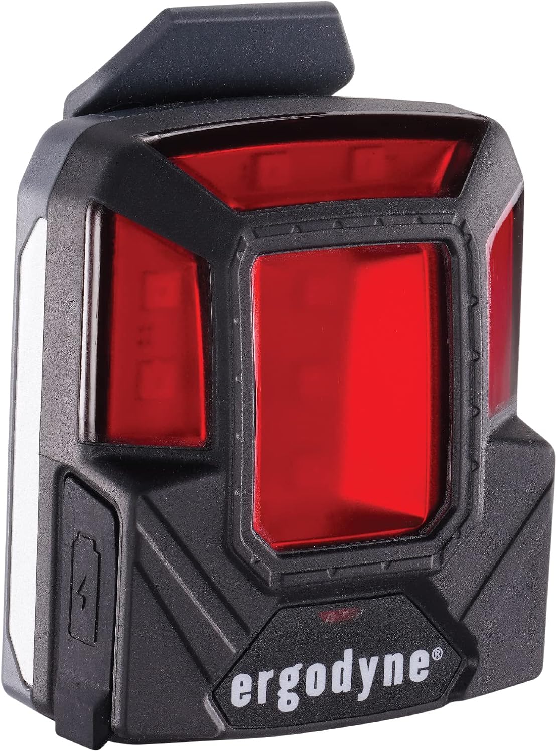 Ergodyne Skullerz 8993 Hard Hat Safety Light, Magnetic Attachment for Portable Red Beacon Light, Rechargeable
