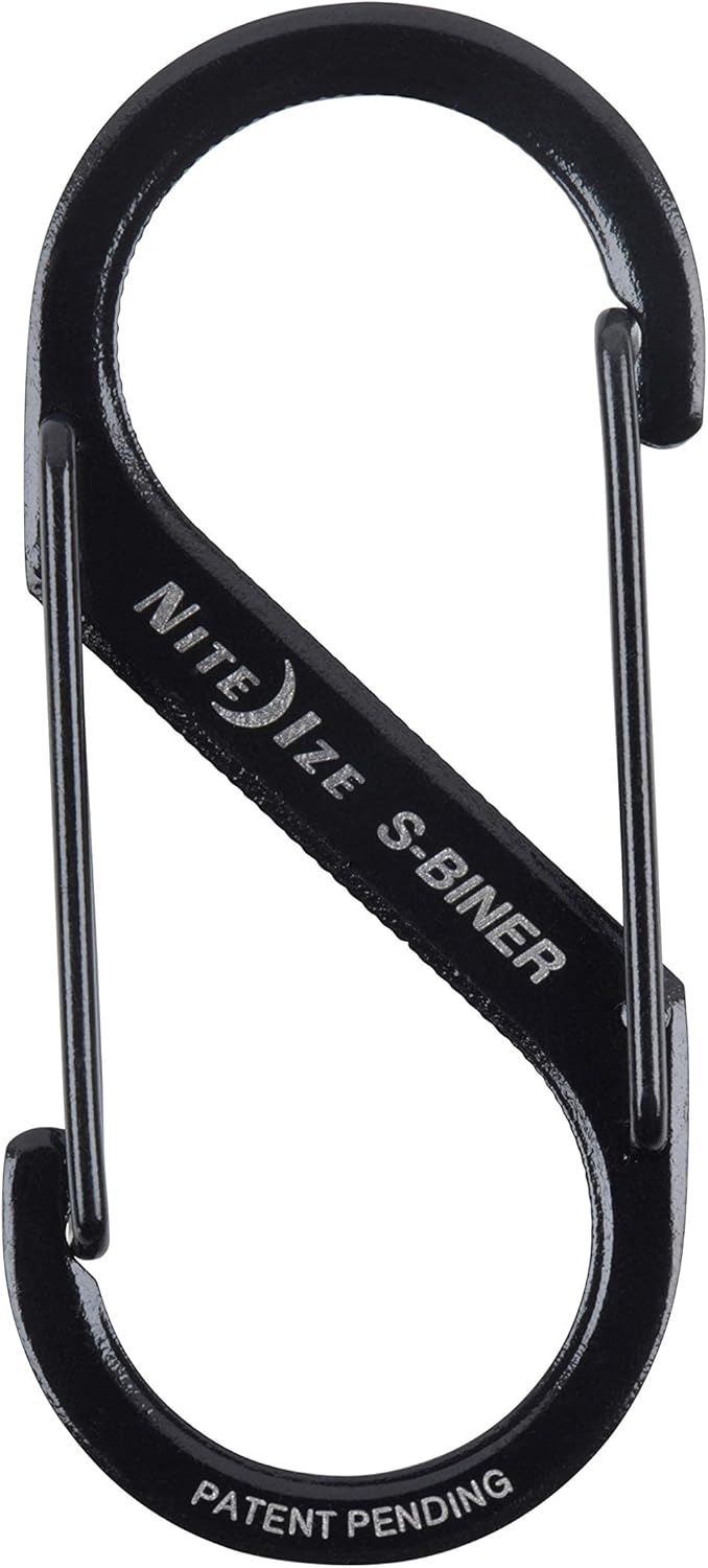NITE IZE S-Biner Dual Carabiner, Stainless-Steel