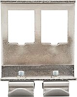 Tripp Lite 2-Port Metal DIN-Rail Mounting Module for Snap-in Keystone Jacks
