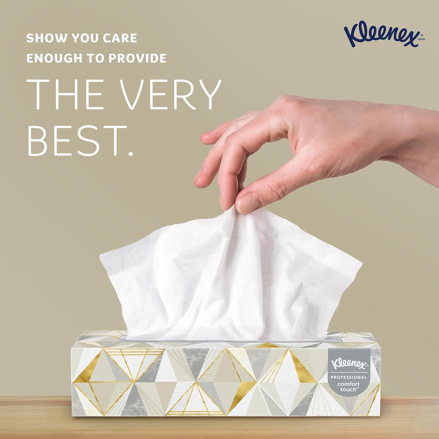 Kleenex® Professional Facial Tissue, Bulk (03076), 2-Ply, White, Flat Facial Tissue Boxes for Business