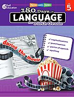 Shell Education 180 Days of Language for Fifth Grade (180 Days of Practice)