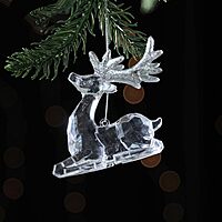 Luhr-Jensen 30' Jet Driver - Clear UV Moon Jelly Sitting Deer