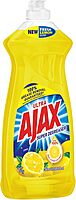 Ajax Dishwashing Detergent, Lemon Scent, 28 Oz Bottle, Case Of 9