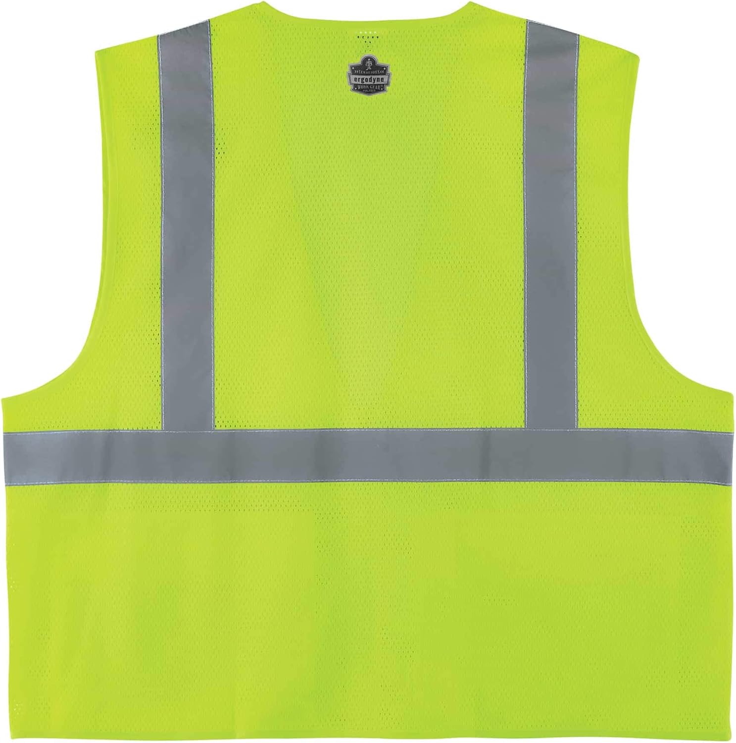Ergodyne GloWear 8220Z High Visibility Reflective Safety Vest, ANSI/ISEA 107 Class 2, Zipper Closure