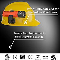 Nightstick XPP-5418RX-K01 Intrinsically Safe Flashlights with Multi-Angle Mount, Red