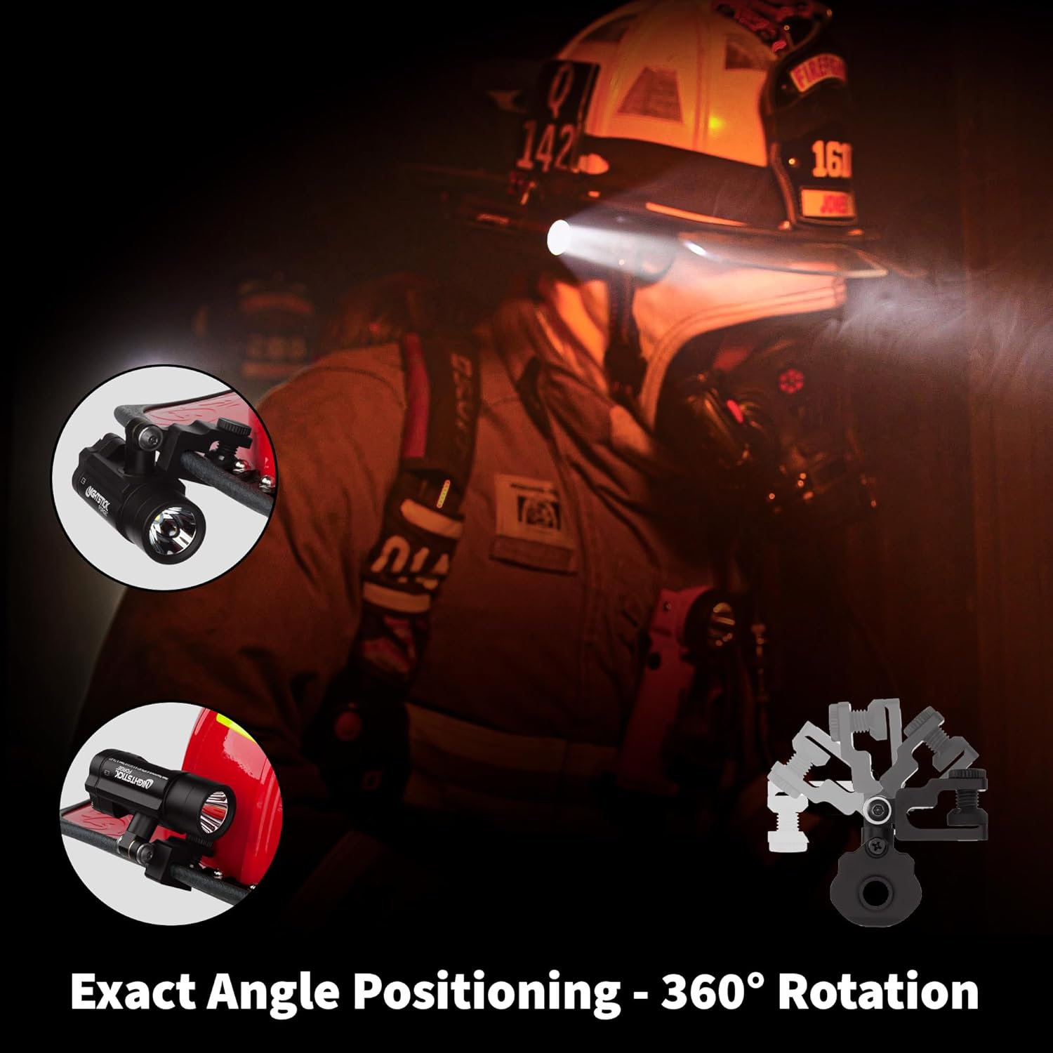 Nightstick NSP-4640B Forge™ Helmet-Mounted Multi-Function Flashlight