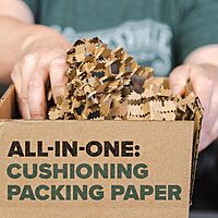 Scotch Cushion Lock Protective Wrap, 12 in. x 30 ft., Replaces Plastic Bubble, Cushions and Conforms to Secure and Protect