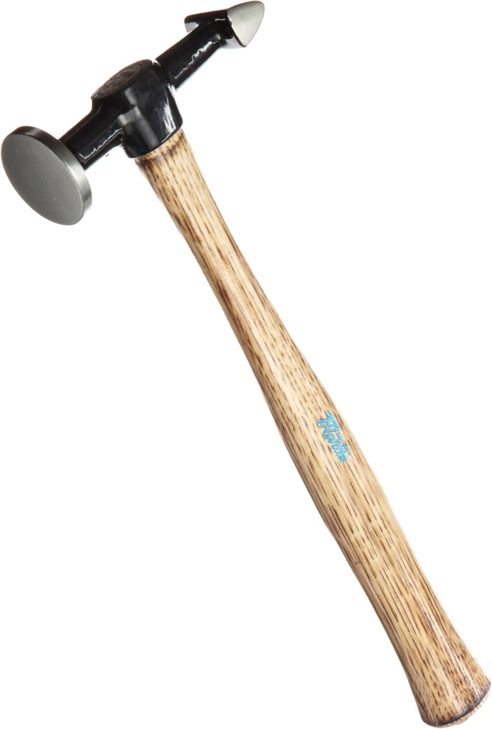 Martin 168G Round Face Cross Peen Finishing Body Hammer with Wood Handle, 12" Overall Length