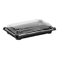 STALKMARKET Jaya 100% Compostable PLA Take-Out Tray with Clear Lid