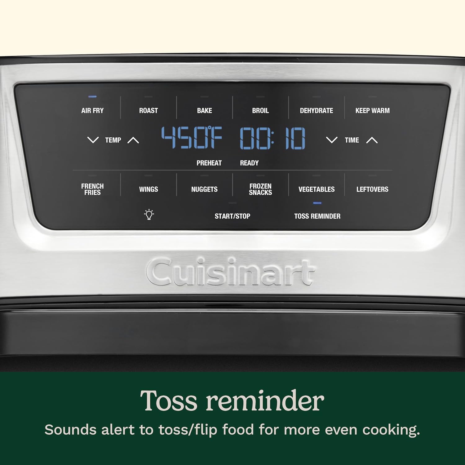 Cuisinart Air Fryer Basket with Window and Presets