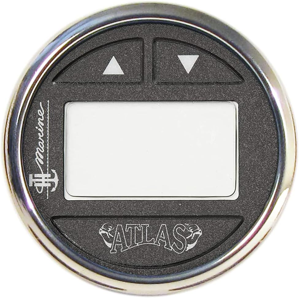 T-H Marine ATLAS Hydraulic Gauge Kit f/4" & 8" ATLAS Jack Plates - Stainless Steel Bezel