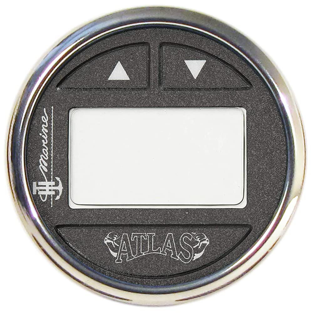 T-H Marine ATLAS  Hydraulic Gauge Kit f/6", 10", 12" & 14" ATLAS  Jack Plates - Stainless Steel Bezel