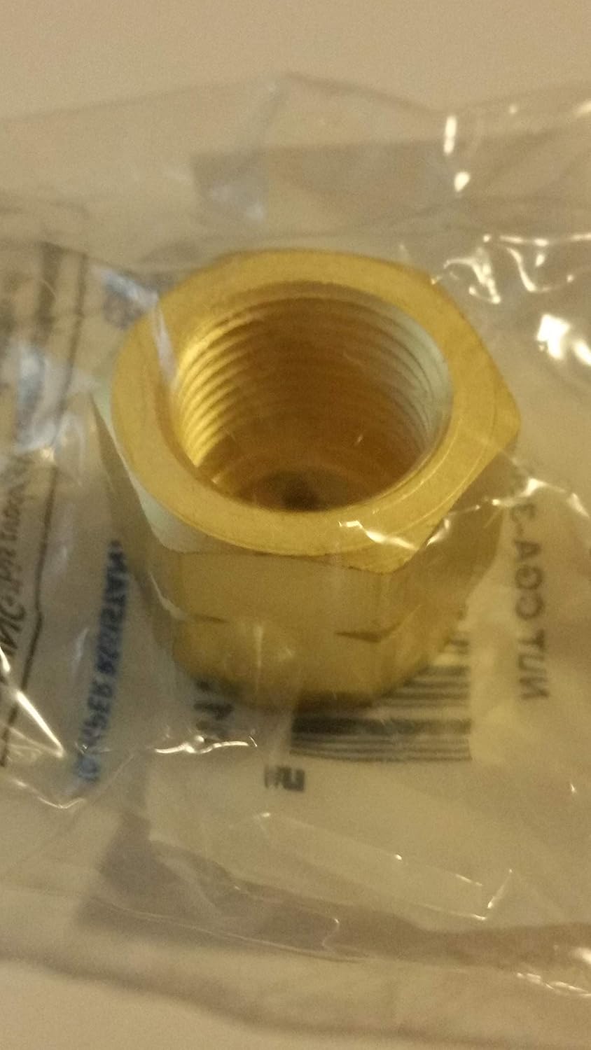 Western Enterprises#SS-334, PKGD: CGA 330 Hex Nut/SS