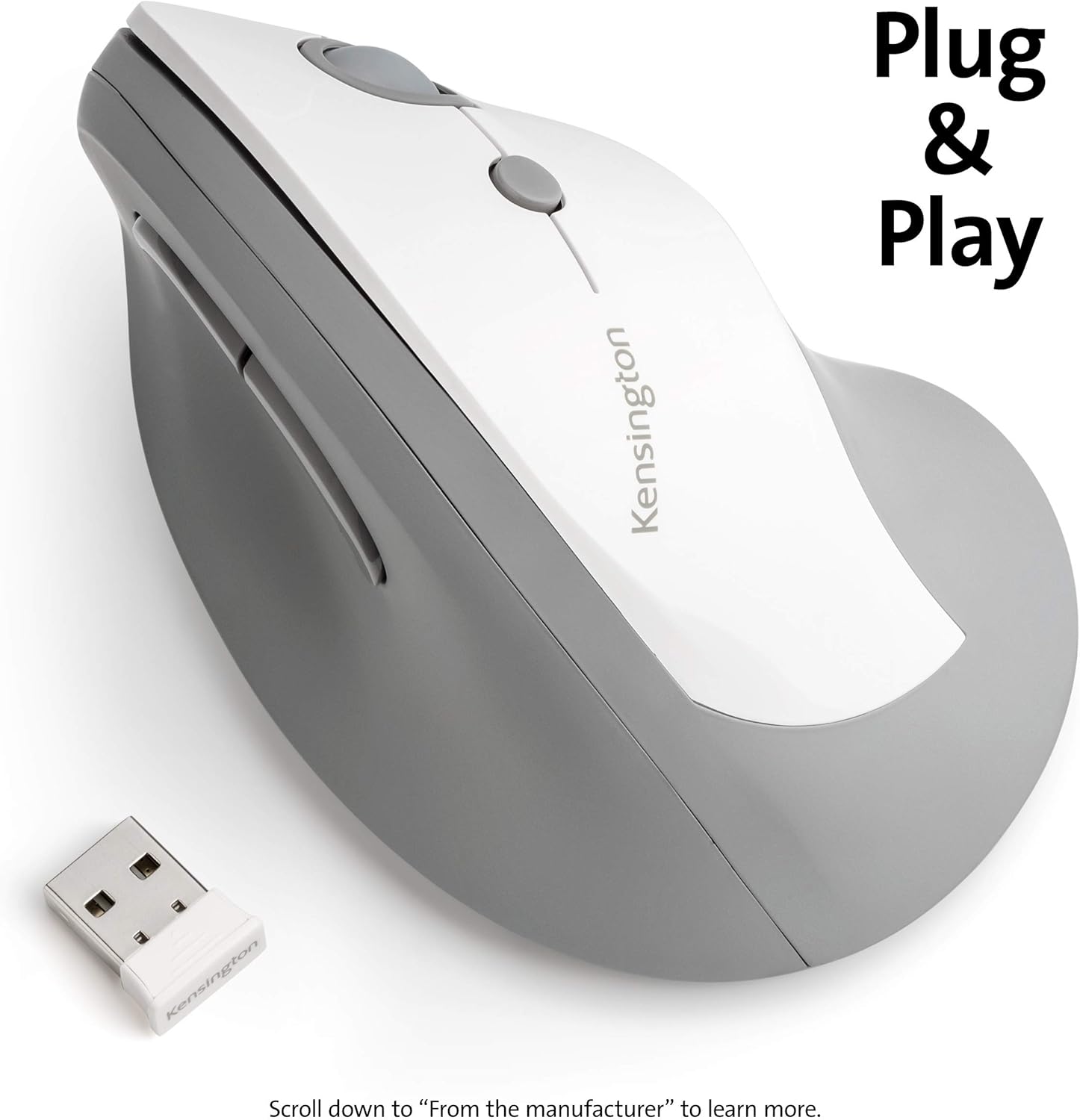 KENSINGTON Pro Fit Ergo Vertical Wireless Mouse