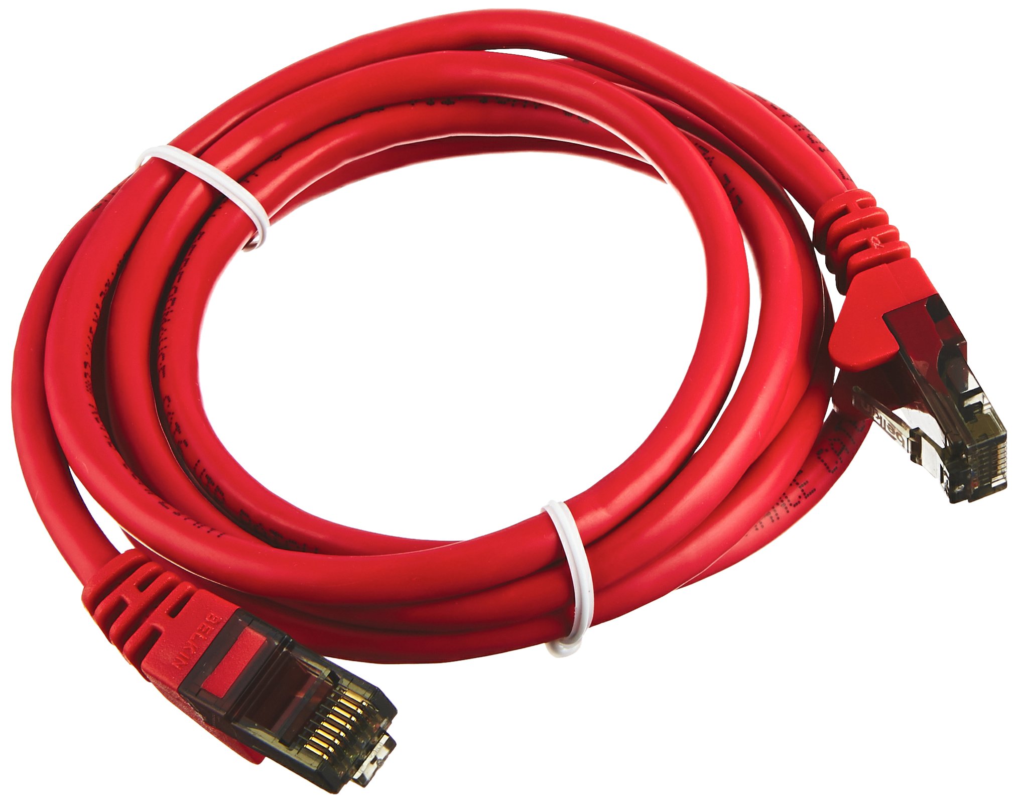Belkin 5ft CAT6 Patch Cable Snagless - RJ45 Male to Male - Red (A3L980-05-RED-S)