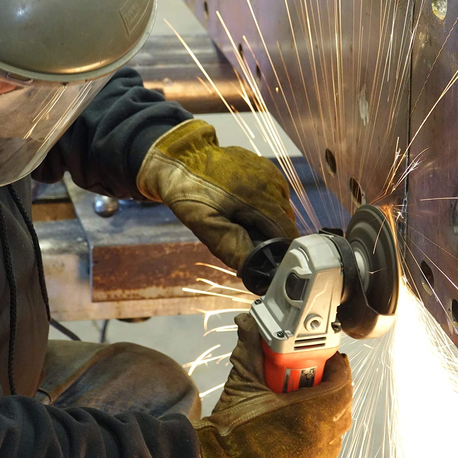 Weiler 59501 Tiger 7/8" Arbor, 5" Diameter, 24 Grit, Aluminum Oxide, Fiber Backing, Resin Fiber Disc