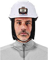 Ergodyne N-Ferno 6850 Winter Hard Hat Liner - 2-Layer, Fleece-Lined, Cotton Shell, Reg-Length One Size