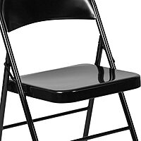 Flash Furniture HERCULES Series Double Braced Metal Folding Chair