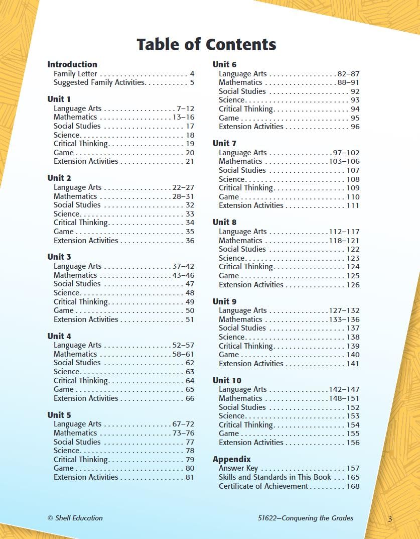 Shell Education Conquering Third Grade (Conquering the Grades) - Red