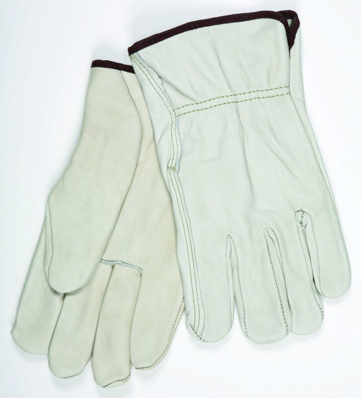 MCR SAFETY 3202 Economy Grade Unlined Cow Grain Leather Drivers Gloves