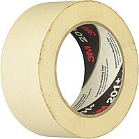 3M 201+ General Use Masking Tape, 2 Inches x 60 Yards, Tan