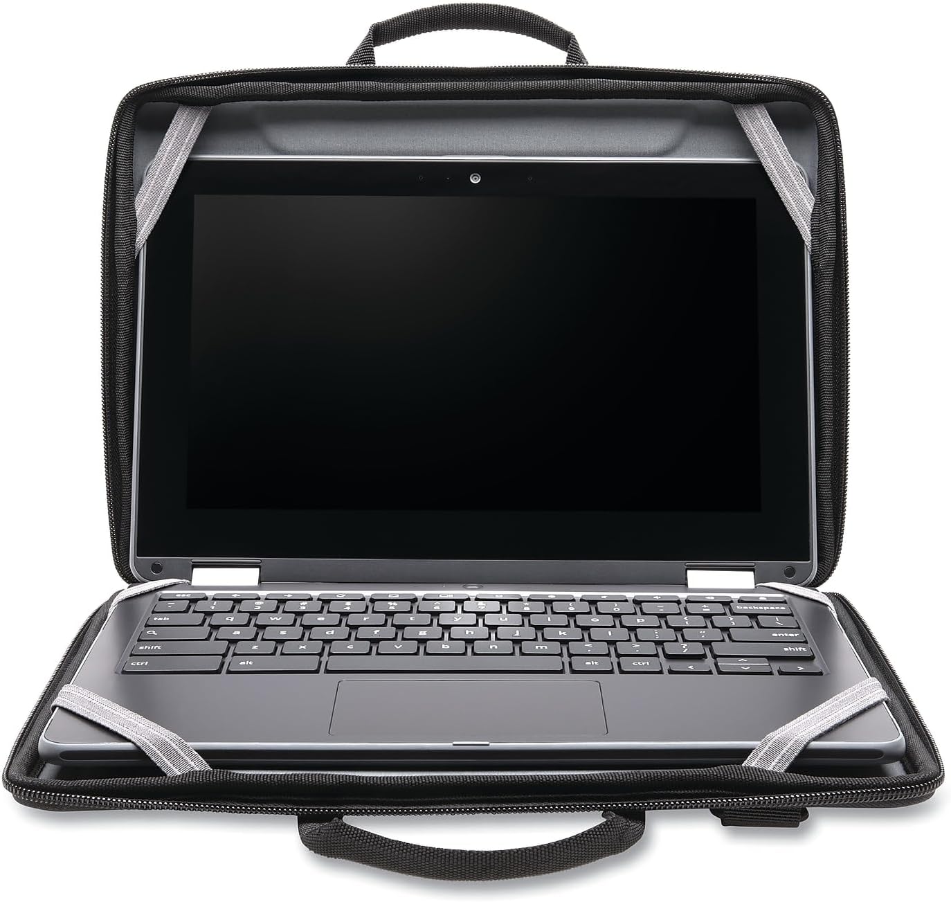 Kensington LS520 Stay-On Laptop Case for 11.6" Chromebooks & Laptops, Water-Resistant, Black
