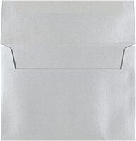 JAM PAPER Silver Stardream Metallic Invitation Envelopes