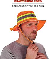 Ergodyne GloWear 8935 Hi-Vis Ranger Sun Hat