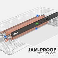 Fellowes 125 Thermal Laminator Machine with Laminating Pouch Starter Kit, 12.5 inch