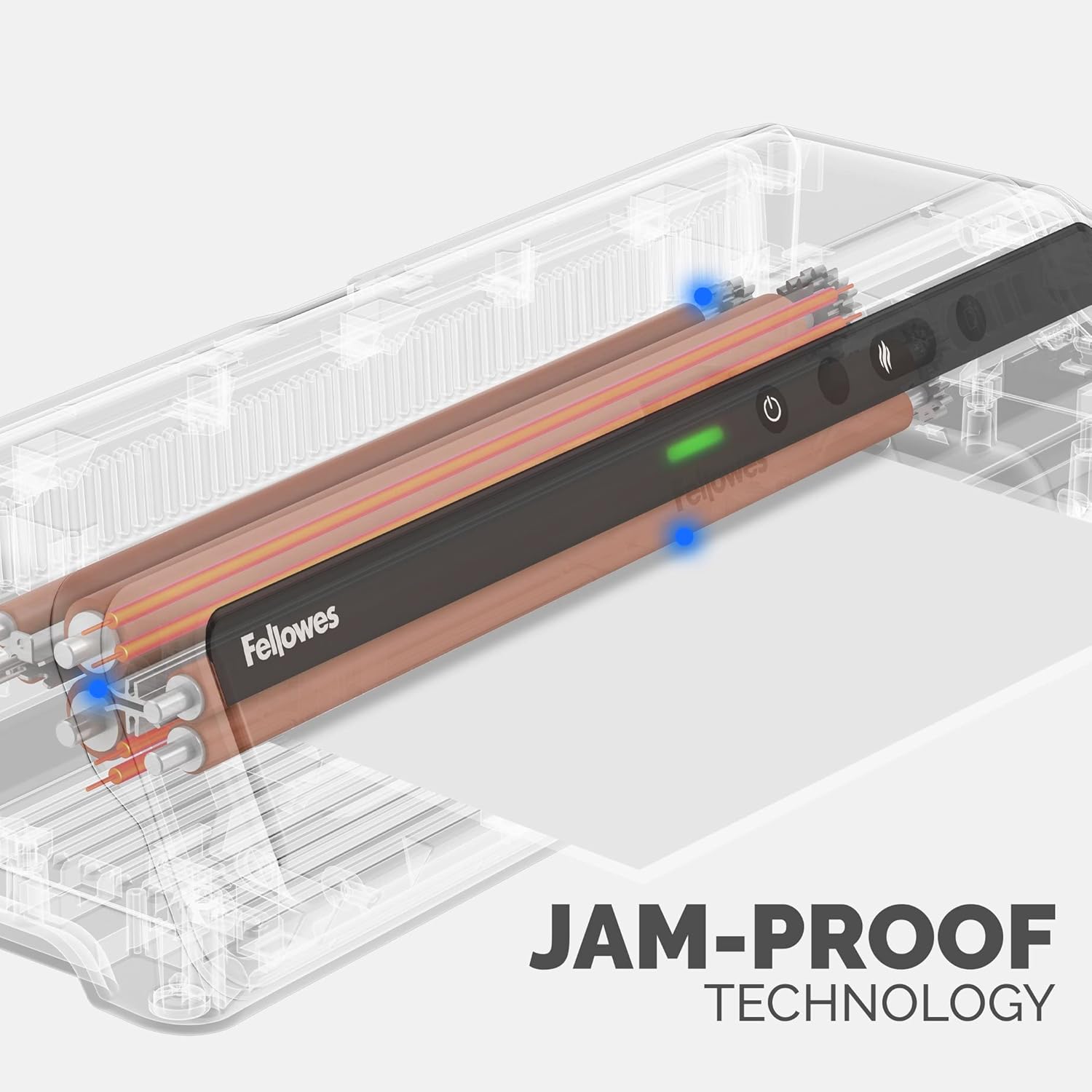 Fellowes 125 Thermal Laminator Machine with Laminating Pouch Starter Kit, 12.5 inch