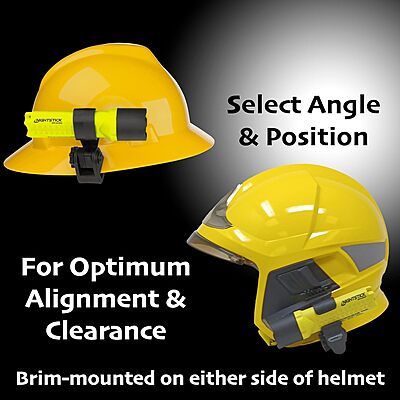 Nightstick XPP-5418GX-K01 Intrinsically Safe Flashlight Kit withHelmet Mounts-3 AA (not Included) -Green-UL913 / ATEX