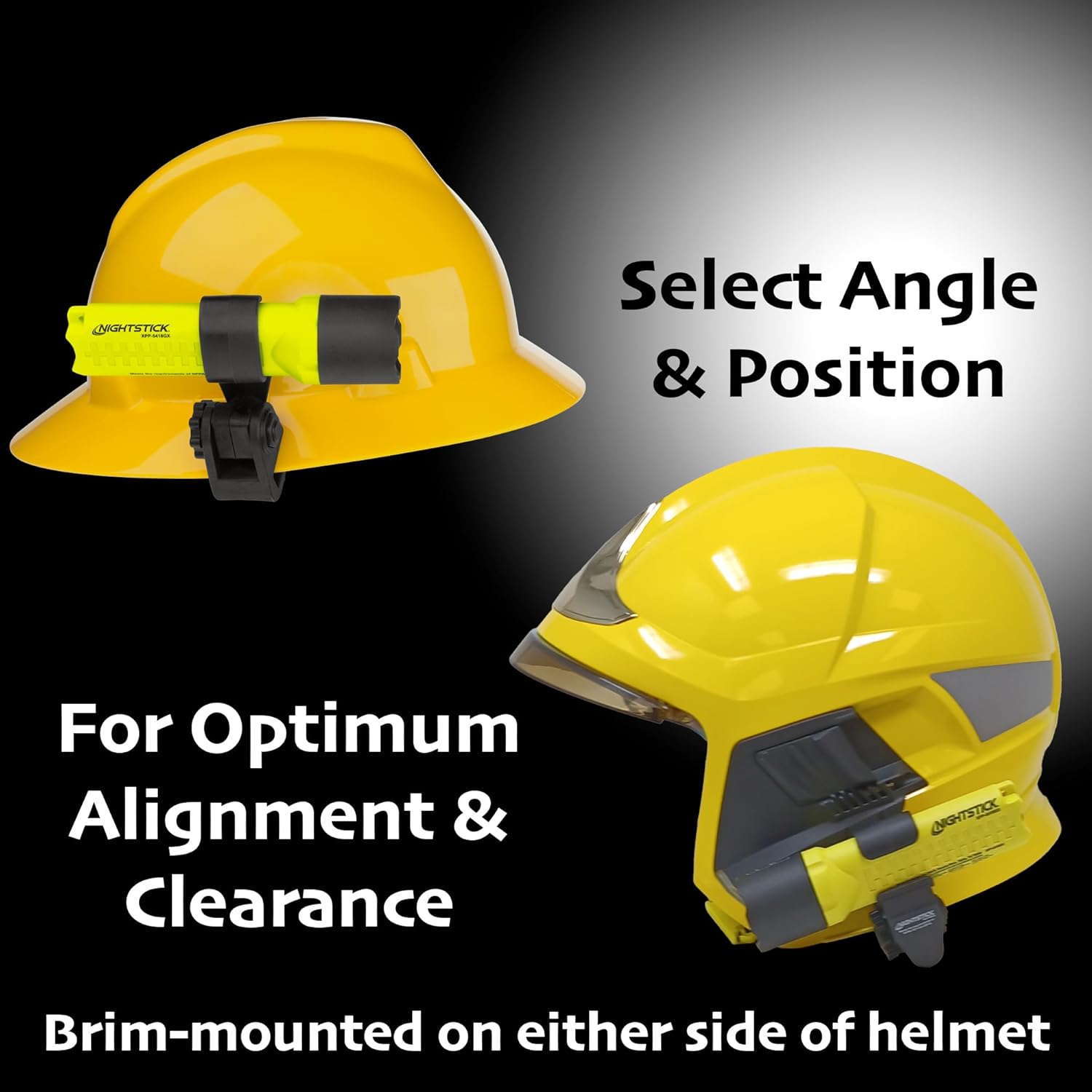 Nightstick XPP-5418GX-K01 Intrinsically Safe Flashlight Kit withHelmet Mounts-3 AA (not Included) -Green-UL913 / ATEX