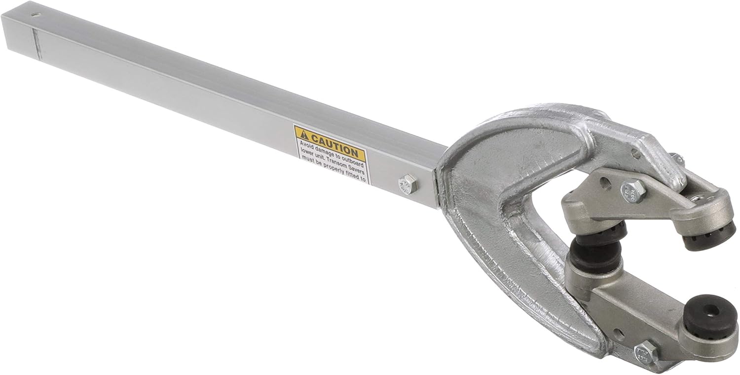 Attwood SP-4000-ADJ-RB Heavy Duty Transom Saver, Adjustable from 24 to 36 Inches, Heavy Duty Head, Roller and Trailer Mounts