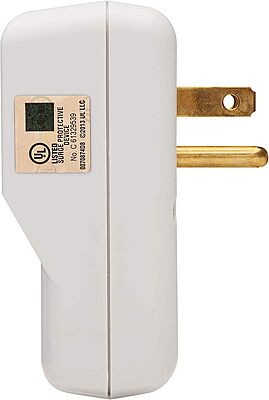 Tripp Lite 1 Outlet Portable Surge Protector Power Strip, Direct Plug in, Tel/Modem Protection