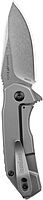 Kershaw Valve Frame Lock Knife Bead Blast Stainless Steel (2.25" Stonewash) 1375