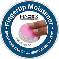 Nadex 3 Pack Fingertip Moistener Pads - Non-Slip Counting Cash Bills Separating Documents